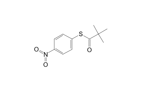 4-Nitrothiophenol, S-trimethylacetyl-