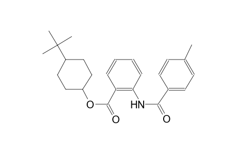 4-tert-Butylcyclohexyl 2-[(4-methylbenzene)amido]benzoate