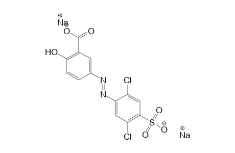 Benzoic acid, 5-[(2,5-dichloro-4-sulfophenyl)azo]-2-hydroxy-, disodium salt