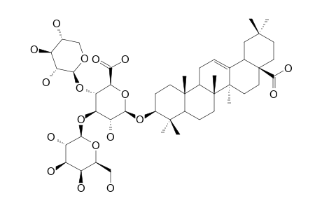 3-O-BETA-[GALACTOPYRANOSYL-(1->3)-[XYLOPYRANOSYL-(1->4)]-GLUCURONOPYRANOSYL]-OLEANOLIC-ACID