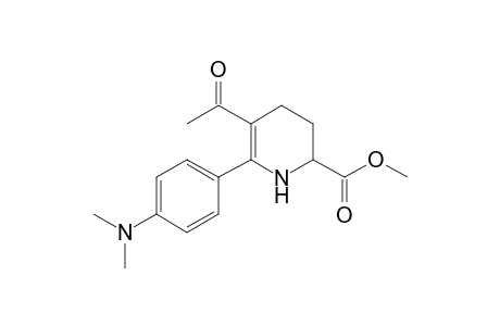 Methyl 5-acetyl-1,2,3,4-tetrahydro-6-[4-(dimethylamino)phenyl]pyridine-2-carboxylate