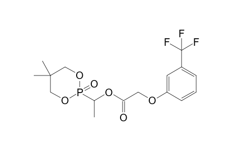 2-(3-trifluoromethylphenoxyacetoxy)(methyl)methyl-5,5-dimethyl-1,3,2-dioxaphospha-2-onephosphonate