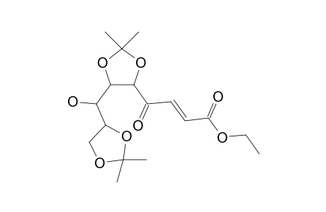 D-Manno-non-2-en-4-ulosonic acid, 2,3-dideoxy-5,6:8,9-bis-o-(1-methylethylidene)-, ethyl ester, (E)-