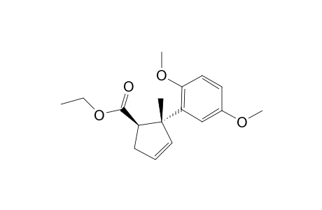 cis-Ethyl 2-(2,5-Dimethoxyphenyl)-2-methylcyclopent-3-ene-carboxylate
