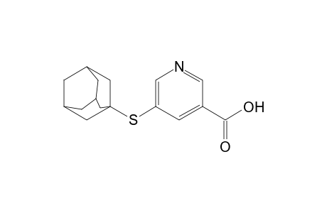 3-Pyridinecarboxylic acid, 5-(tricyclo[3.3.1.13,7]dec-1-ylthio)-