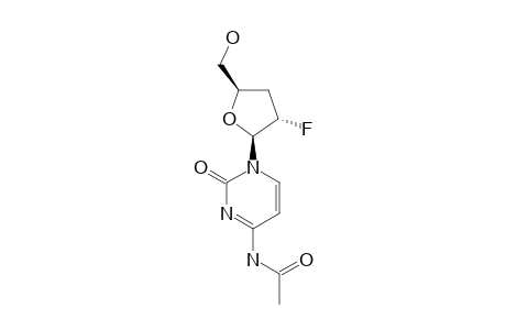 BETA-(D)-N(4)-ACETYL-2',3'-DIDEOXY-2'-FLUORO-CYTIDINE