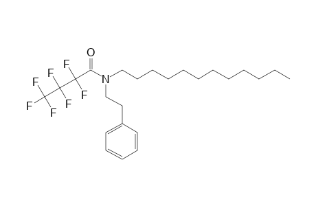 Heptafluorobutanamide, N-(2-phenylethyl)-N-dodecyl-