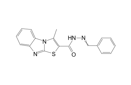 3-Methylthiazolo[3,2-a]benzimidazole-2-carboxylic acid (1-phenylmethylidene) hydrazide