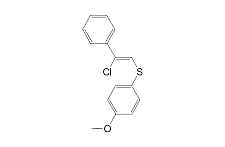 (Z)-2-Chloro-2-phenylethenyl 4-methoxyphenyl sulfide