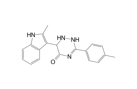 6-(2-Methyl-1H-indol-3-yl)-3-(4-methylphenyl)-2,6-dihydro-1H-1,2,4-triazin-5-one