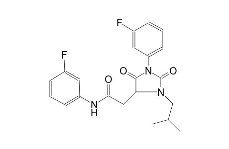 4-imidazolidineacetamide, N,1-bis(3-fluorophenyl)-3-(2-methylpropyl)-2,5-dioxo-