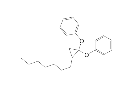 2-Heptyl-1,1-(diphenoxy)cyclopropane