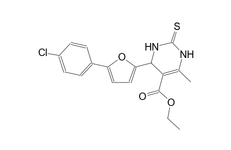ethyl 4-[5-(4-chlorophenyl)-2-furyl]-6-methyl-2-thioxo-1,2,3,4-tetrahydro-5-pyrimidinecarboxylate