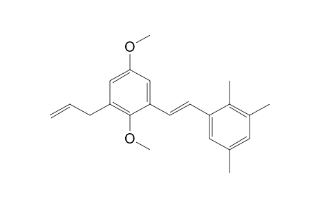 Benzene, 1-[2-[2,5-dimethoxy-3-(2-propenyl)phenyl]ethenyl]-2,3,5-trimethyl-, (E)-