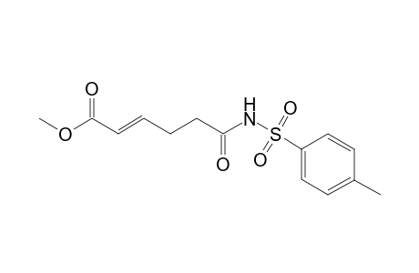 (E)-6-keto-6-(tosylamino)hex-2-enoic acid methyl ester