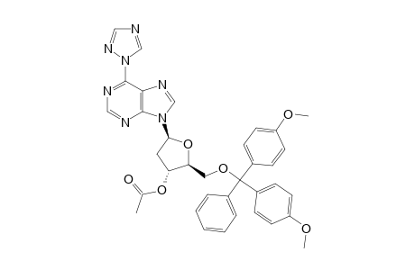 3'-O-ACETYL-5'-O-DIMETHOXYTRITYL-6-(1,2,4-TRIAZOLYL)-2'-DEOXYINOSINE