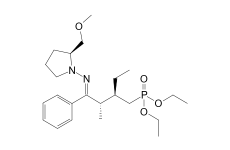 (2S,2'S,3'R)-(+)-1-[3'-[(Diethoxyphosphoryl)methyl]-2'-methyl-1'-phenylpentylideneamino]-2-methoxymethylpyrrolidine