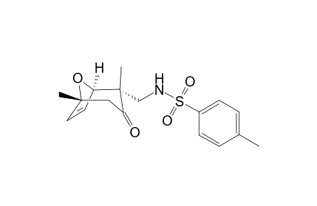 N-(((1R*,2S*,5R*)-2,5-Dimethyl-3-oxo-8-oxabicyclo[3.2.1]oct-6-en-2-yl)methyl)-4-methylbenzenesulfonamide