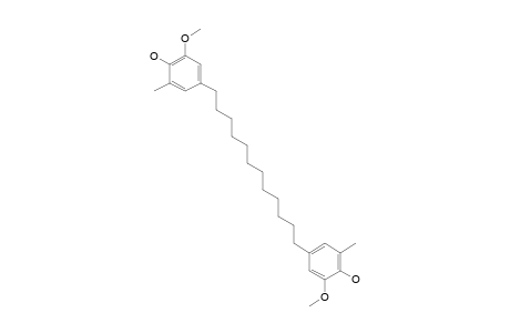 1,12-BIS-(4-HYDROXY-5-METHOXY-3-METHYL-PHENYL)-DODECANE