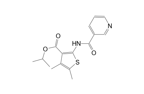 isopropyl 4,5-dimethyl-2-[(3-pyridinylcarbonyl)amino]-3-thiophenecarboxylate