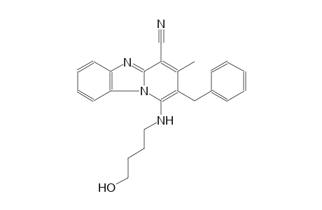 2-benzyl-1-[(4-hydroxybutyl)amino]-3-methylpyrido[1,2-a]benzimidazole-4-carbonitrile