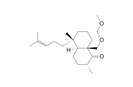 1(2H)-Naphthalenone, octahydro-8a-[(methoxymethoxy)methyl]-2,5-dimethyl-5-(4-methyl-3-pentenyl)-, [2R-(2.alpha.,4a.alpha.,5.alpha., 8a.beta.)]-