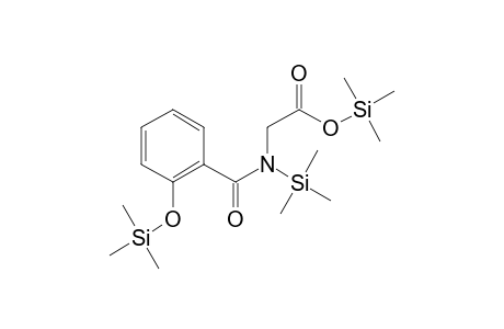 Glycine, N-(trimethylsilyl)-N-[2-[(trimethylsilyl)oxy]benzoyl]-, trimethylsilyl ester