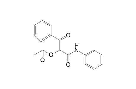Benzenepropanamide, .alpha.-(acetyloxy)-.beta.-oxo-N-phenyl-