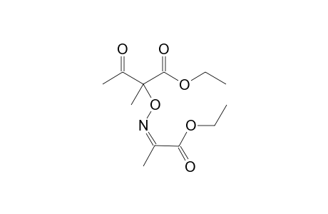 Ethyl 2-{[(1-ethoxy-1-oxopropan-2-ylidene)amino]oxy}-2-methyl-3-oxobutanoate