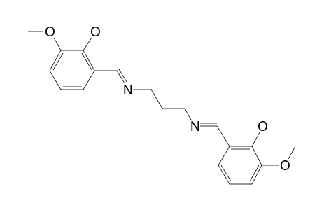 N,N'-bis(2-Hydroxy-3-methoxy-benzylidene)propane-1,3-diamine