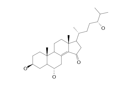 CERTONARDOSTEROL-Q6;(24S)-3-BETA,6-ALPHA,24-TRIHYDROXY-5-ALPHA-CHOLEST-8(14)-EN-15-ONE