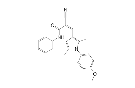 (2Z)-2-cyano-3-[1-(4-methoxyphenyl)-2,5-dimethyl-1H-pyrrol-3-yl]-N-phenyl-2-propenamide