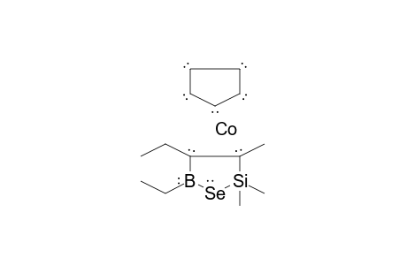 Cobalt, (.eta.5-2,4-cyclopentadien-1-yl)[(3,4-.eta.)-4,5-diethyl-2,2,3-trimethyl-1-selena-2-sila-5-boracyclopent-3-ene-b5,se1]-