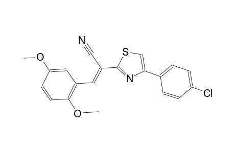 2-thiazoleacetonitrile, 4-(4-chlorophenyl)-alpha-[(2,5-dimethoxyphenyl)methylene]-