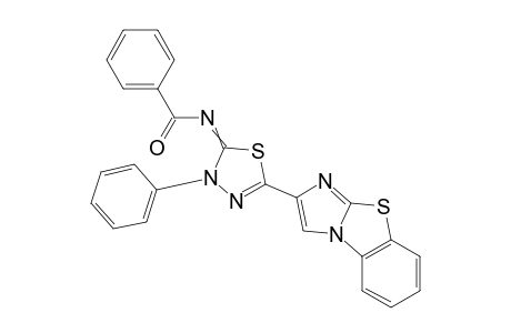 N-(5-(benzo[d]imidazo[2,1-b]thiazol-2-yl)-3-phenyl-1,3,4-thiadiazol-2(3H)-ylidene)-benzamide