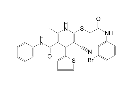 3-pyridinecarboxamide, 6-[[2-[(3-bromophenyl)amino]-2-oxoethyl]thio]-5-cyano-1,4-dihydro-2-methyl-N-phenyl-4-(2-thienyl)-