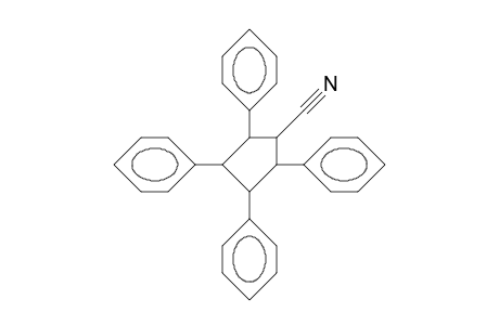 R-1,C-2,C-3,T-4,C-5-Tetraphenyl-cyclopentane-1-carbonitrile