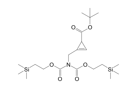 tert-Butyl 2-{N,N-bis-(2-trimethylsilylethoxycarbonyl)amino}methylcycloprop-2-ene-1-carboxylate