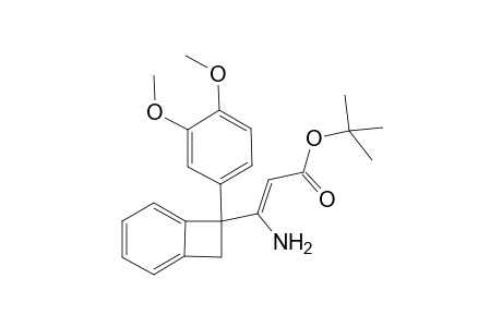 (Z)-1,1-Dimethylethyl 3-amino-3-{7'-(3",4"-dimethoxyphenyl)bicyclo[4.2.0]octa-1',3',5'-trien-7'-yl}propenoate
