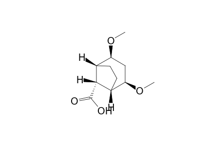Bicyclo[3.2.1]octane-8-carboxylic acid, 2,4-dimethoxy-, (2-endo,4-exo,8-syn)-