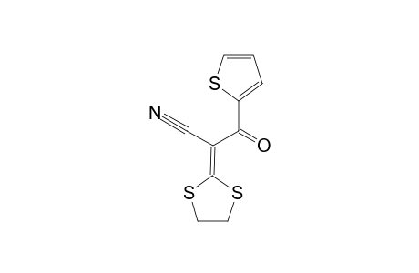 ALPHA-1,3-DITHIOLAN-2-YLIDENE-BETA-OXO-2-THIOPHENEPROPANENITRILE