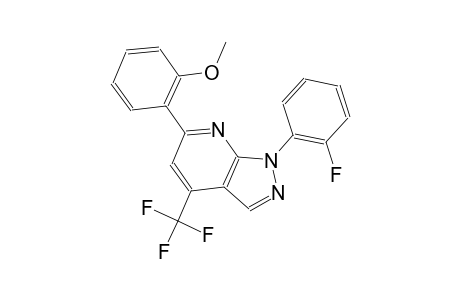 1H-pyrazolo[3,4-b]pyridine, 1-(2-fluorophenyl)-6-(2-methoxyphenyl)-4-(trifluoromethyl)-