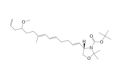 (S)-4-(11-Methoxy-8-methyl-tetradeca-1,5,7,13-tetraenyl)-2,2-dimethyl-oxazolidine-3-carboxylic acid tert-butyl ester