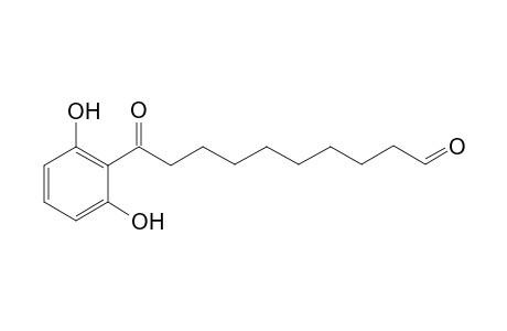 10-(2,6-dihydroxyphenyl)-10-oxodecanal