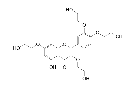 2-[3,4-bis(2-hydroxyethoxy)phenyl]-5-hydroxy-3,7-bis(2-hydroxyethoxy)chromen-4-one