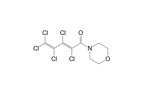 4-[(2E)-2,3,4,5,5-pentachloro-2,4-pentadienoyl]morpholine