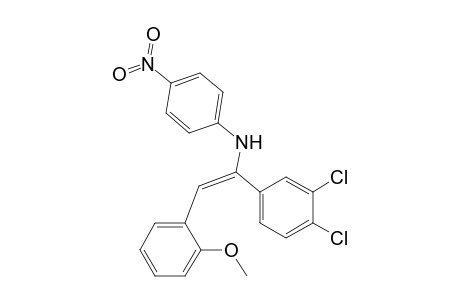 Benzenemethanamine, 3,4-dichloro-.alpha.-[(2-methoxyphenyl)methylene]-N-(4-nitrophenyl)-