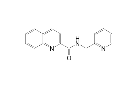 N-(2-pyridinylmethyl)-2-quinolinecarboxamide