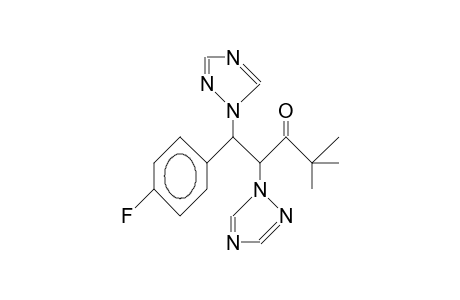 1-(4-Fluoro-phenyl)-4,4-dimethyl-1,2-bis(1,2,4-triazolyl)-3-pentanone