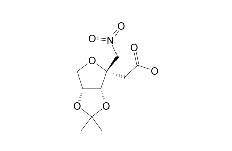 3,6-ANHYDRO-2-DEOXY-4,5-O-ISOPROPYLIDENE-3-C-(NITROMETHYL)-BETA-D-ERYTHRO-HEXANOIC-ACID